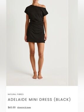 Adelaide Mini Dress in Black